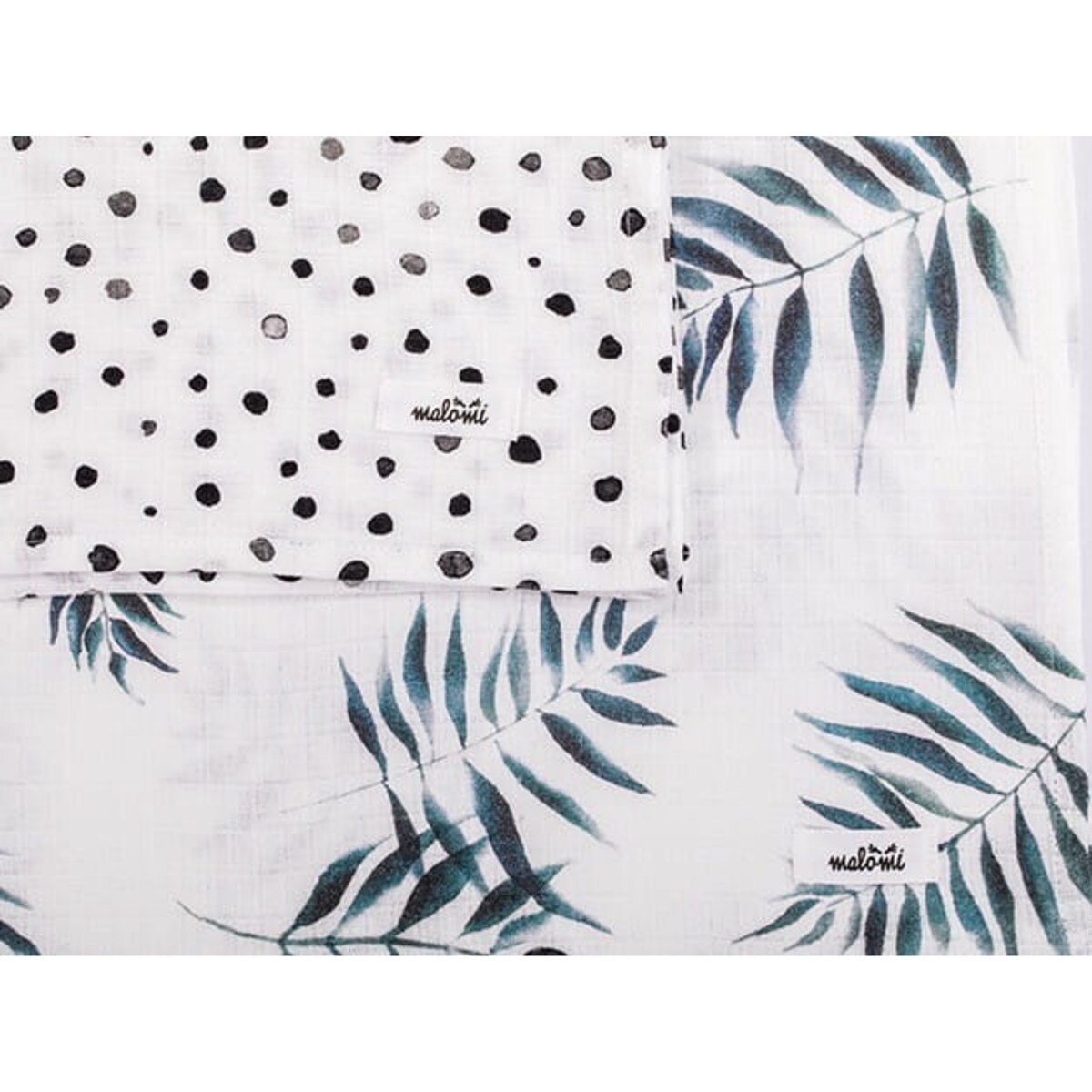 Pieluszki bambusowe dots&palms