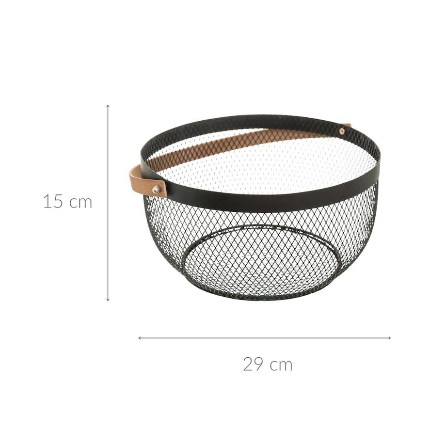 Koszyk na owoce metalowy RETRO, 29 cm