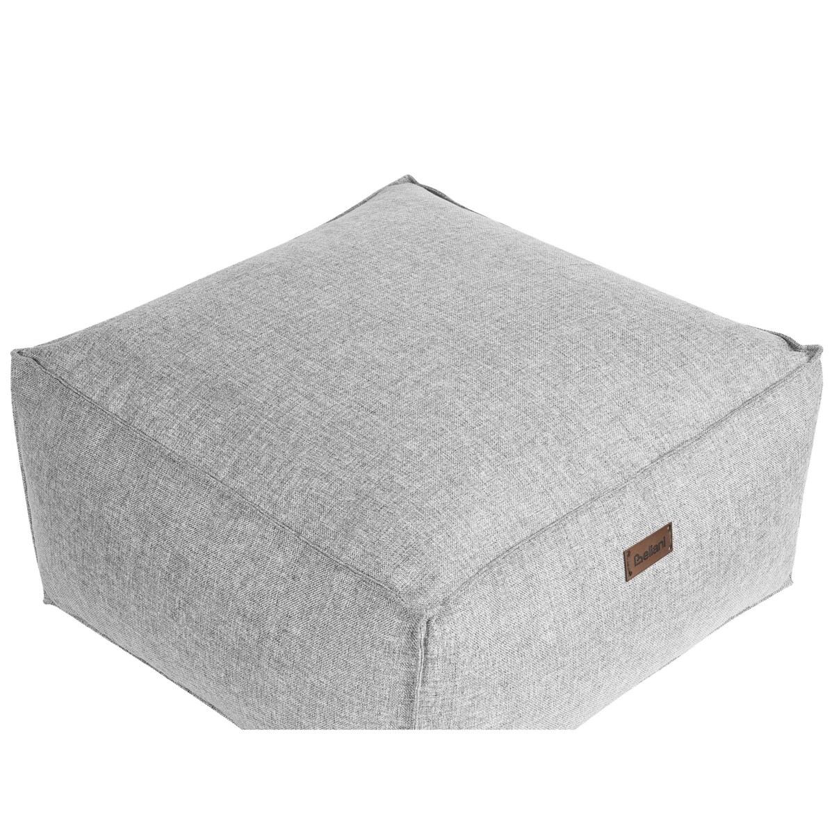 Puf 50 x 50 x 30 cm szary MUKKI