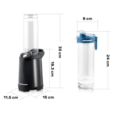 Blender kielichowy smoothie do koktajli Berdsen 700w + 2 butelki 0,57l