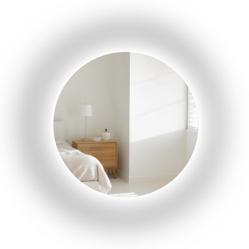 Lustro okrągłe KOŁO z podświetleniem LED fi 100