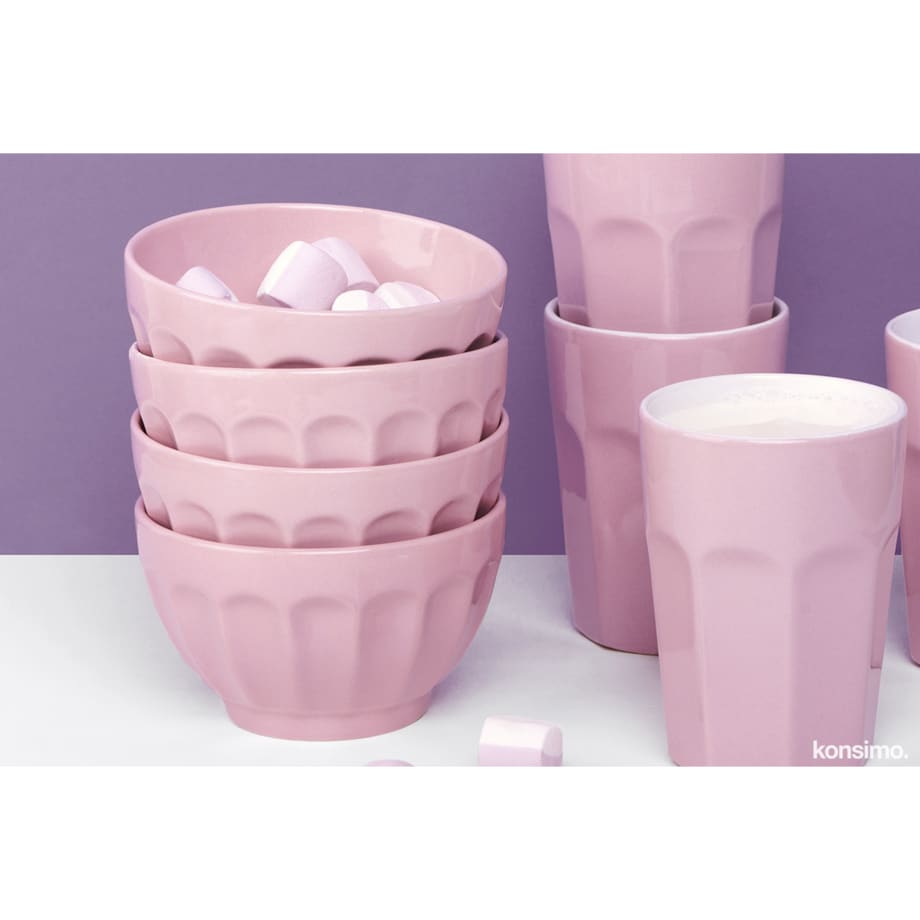 Konsimo ARALES Miska, różowy