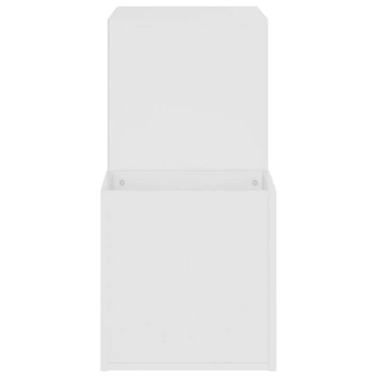 vidaXL Szafka na buty, biała, 105x35,5x70 cm, materiał drewnopochodny