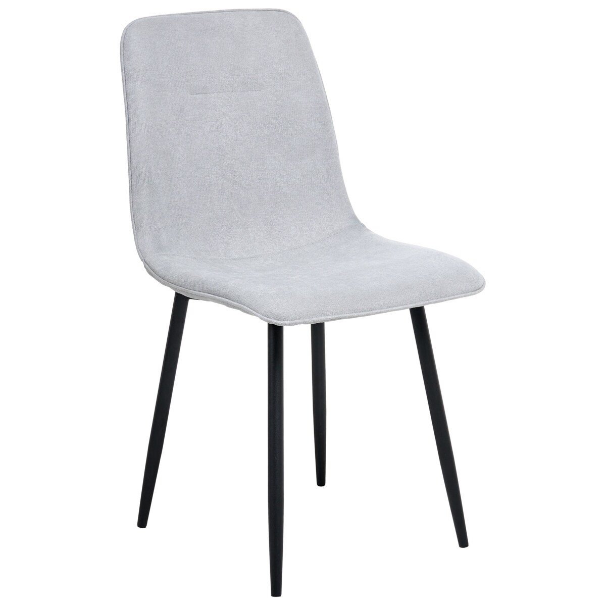 Zestaw 4 krzeseł do jadalni TUSCOLA Jasnoszary