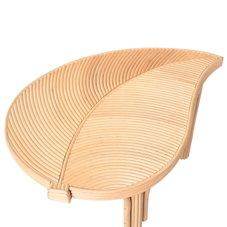 Zestaw 2 stolików kawowych PARALIA Rattan Naturalny