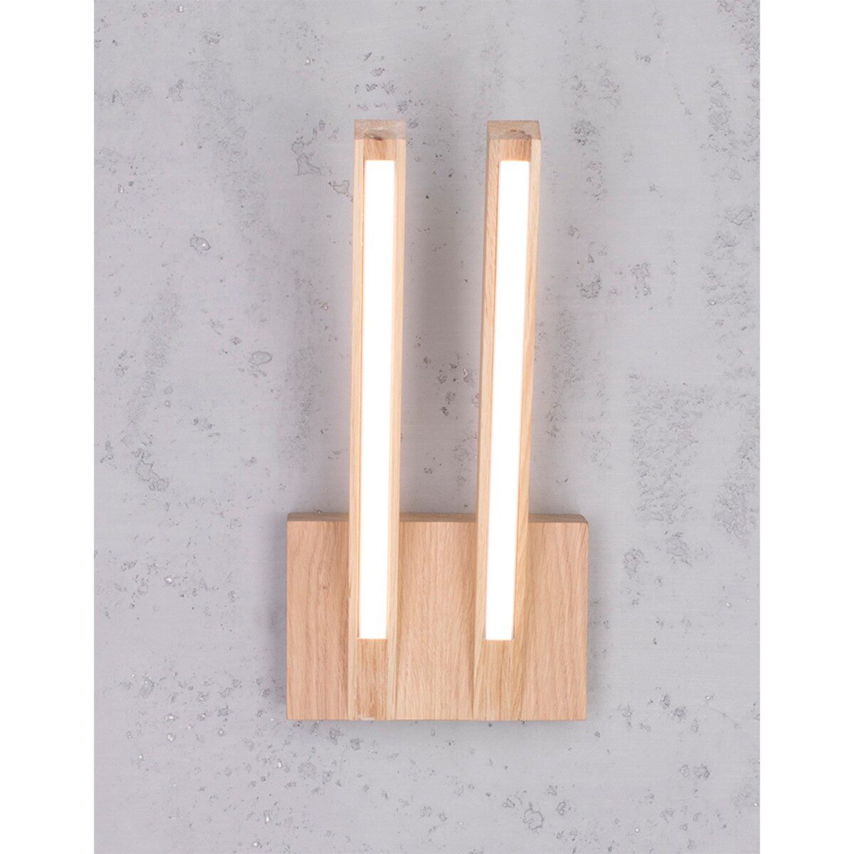 Drewniany Kinkiet BRITOP Lighting 2xLED 7.5W Dąb Olejowany FSC, Polski Producent, 1 szt.