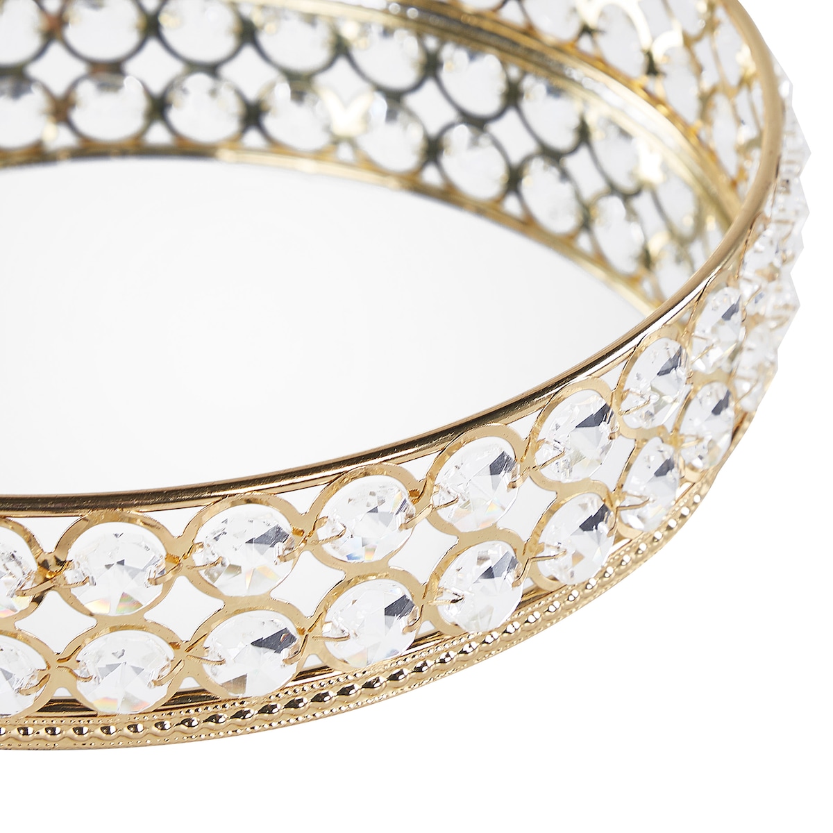 Taca dekoracyjna VATAN Szkło Złoty