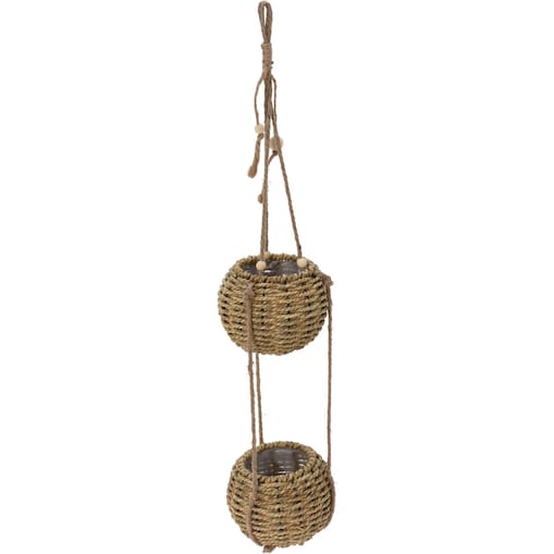 Wisząca doniczka na dwa kwiaty, 72 cm