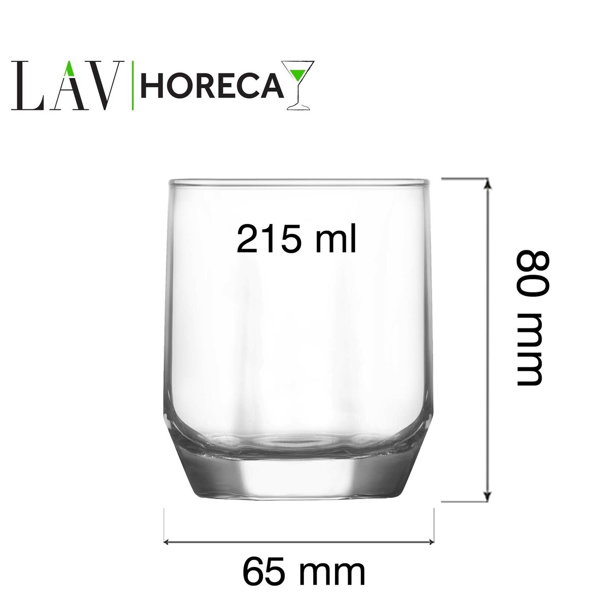 Szklanka Riga, 215ml, LAV