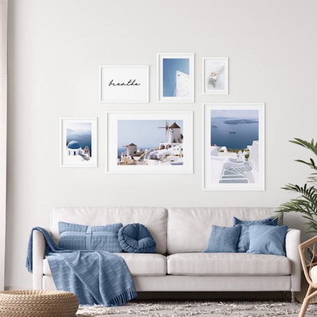 Poster Story, Plakat, Obraz - Miasteczko Oia w Santorini, wymiary 70 x 100 cm