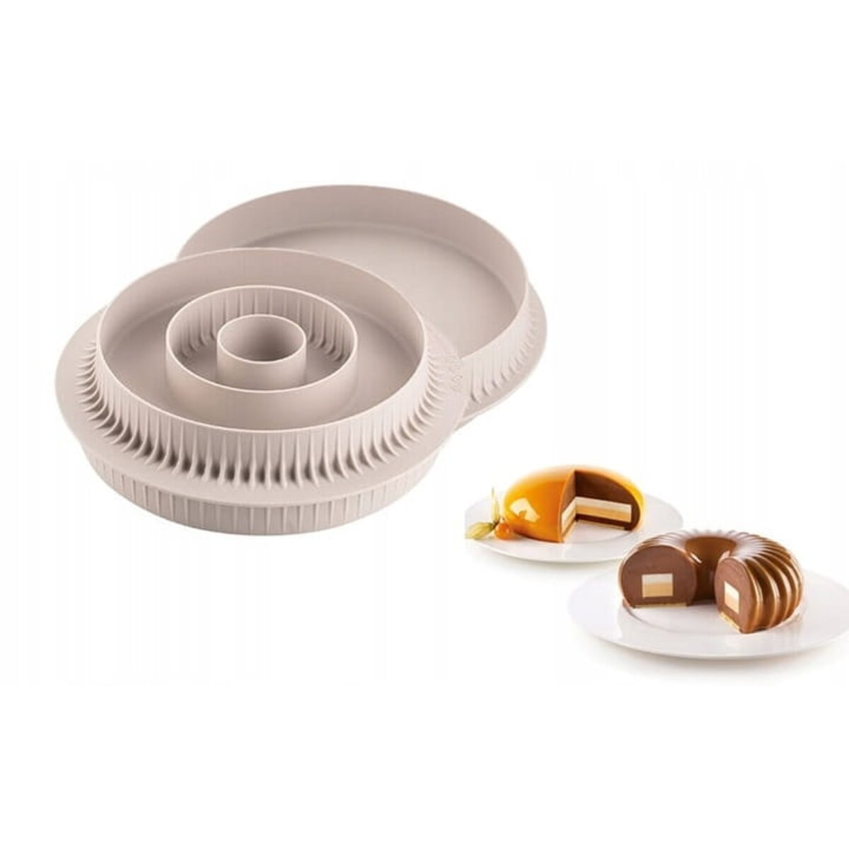 Forma silikonowa MULTI-INSERTO ROUND SILIKOMART