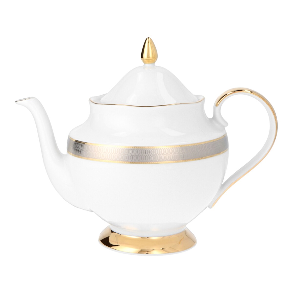 Garnitur do herbaty dla 6 osób 23 el. Astra Złota Sepia G672