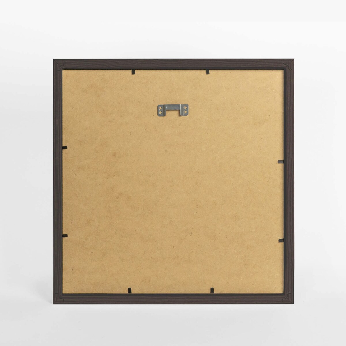 Ramka na zdjęcia 30x30 cm czarna rama MDF z plexi do powieszenia poziom pion klasyczna ramka kwadratowa