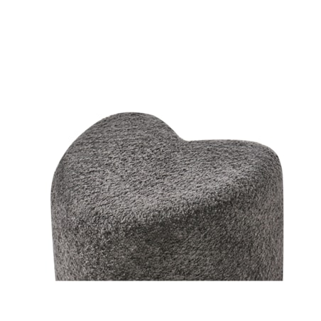 Puf SCOTIA Szenil Ciemnoszary 40 cm 33 cm 44 cm