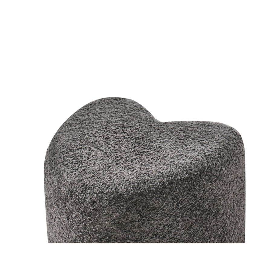 Puf SCOTIA Szenil Ciemnoszary 40 cm 33 cm 44 cm