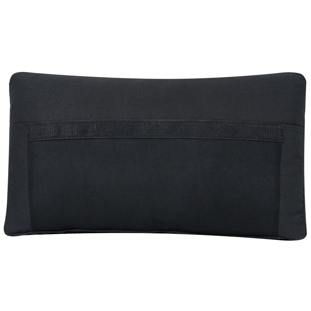 Sofa modułowa 5-osobowa z otomaną czarna UNSTAD