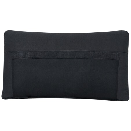 Sofa modułowa 5-osobowa z otomaną czarna UNSTAD