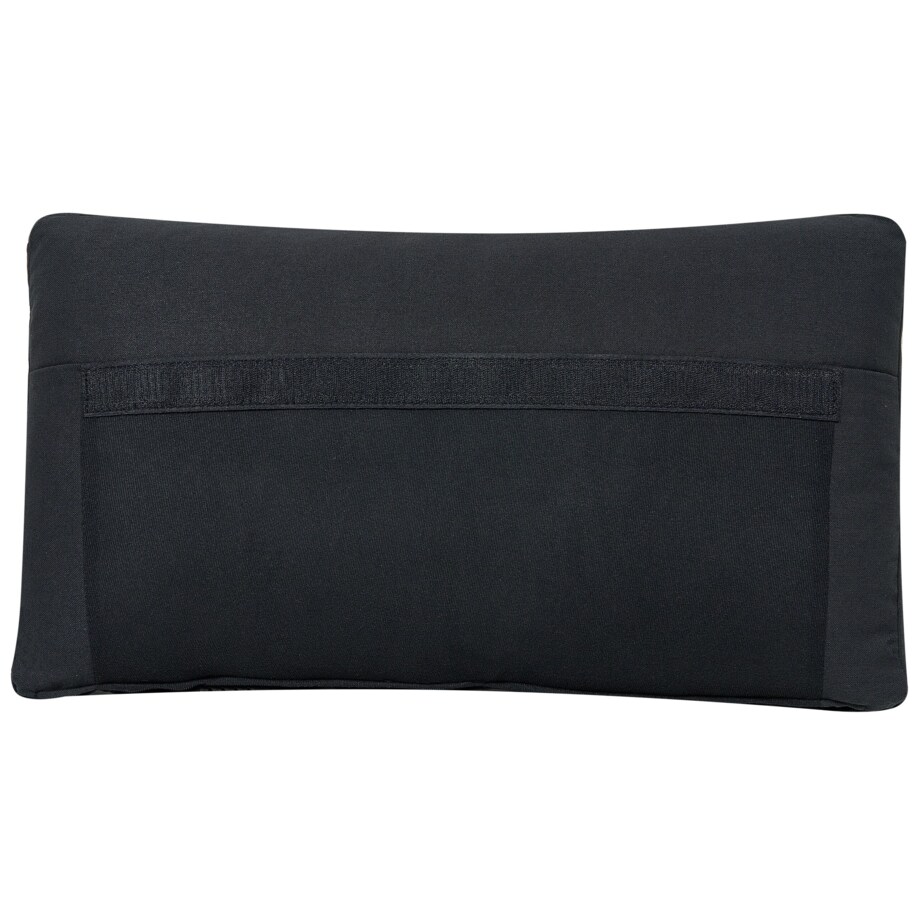 Sofa modułowa 5-osobowa z otomaną czarna UNSTAD