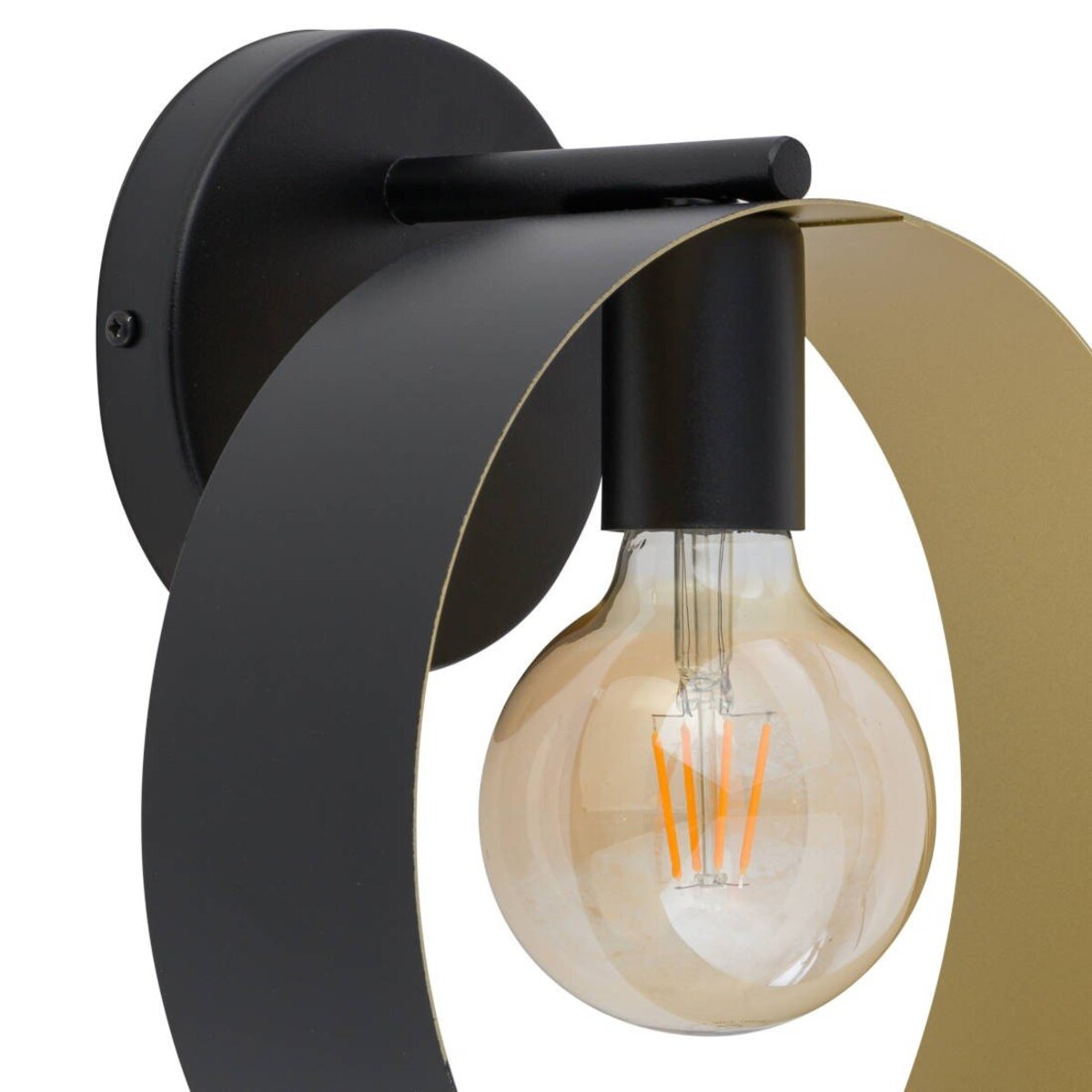 Lampa ścienna ring HOOP 32305 Sigma metalowa obręcz czarna