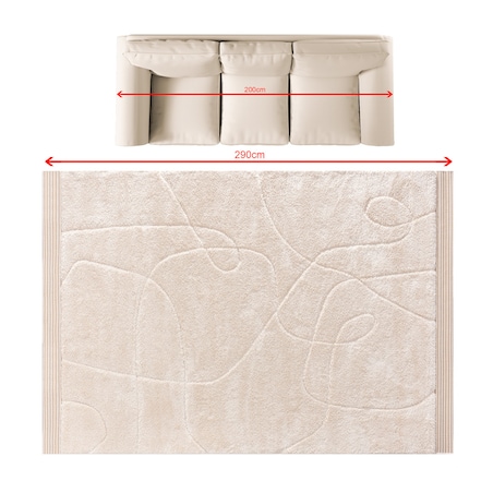 Dywan Ardano cream 200x290 cm, 200x290 cm