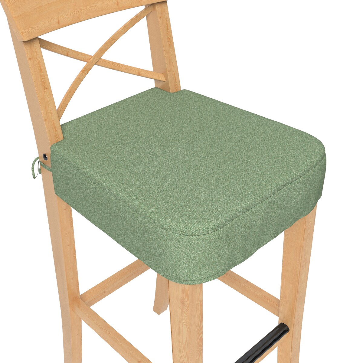 Siedzisko na krzesło barowe Ingolf, zielony melanż, krzesło barowe Ingolf, Amsterdam