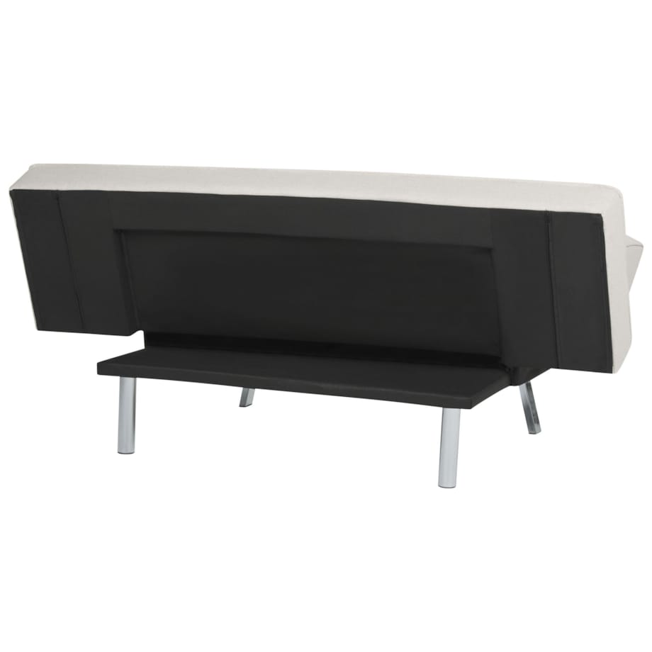 Tapicerowana sofa rozkładana beżowa BRISTOL
