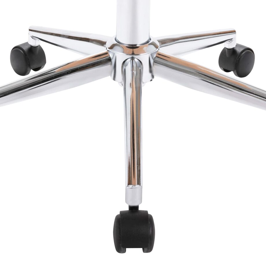 vidaXL Obrotowe krzesło stołowe, czarne, gięte drewno i sztuczna skóra