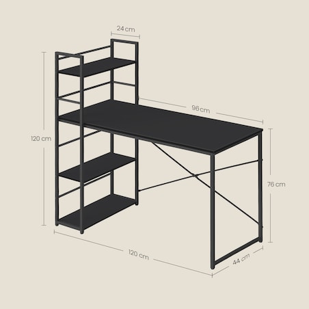 Biurko Komputerowe Max 4.0 Czarny