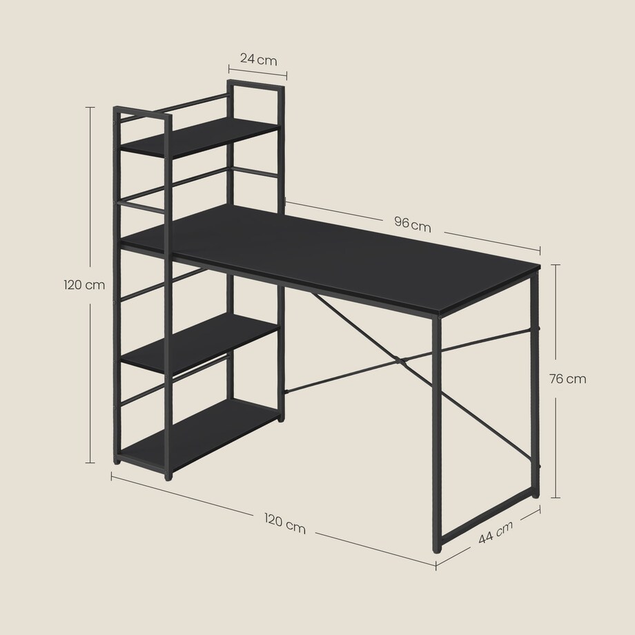 Biurko Komputerowe Max 4.0 Czarny