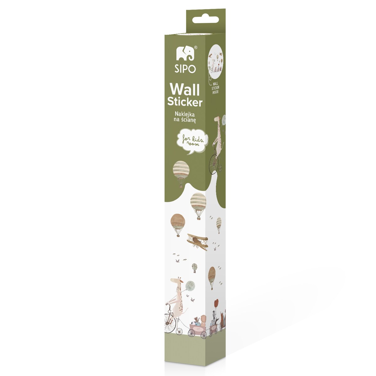 naklejki na ścianę do pokoju dziecka, sipo, żyrafa i zwierzątka