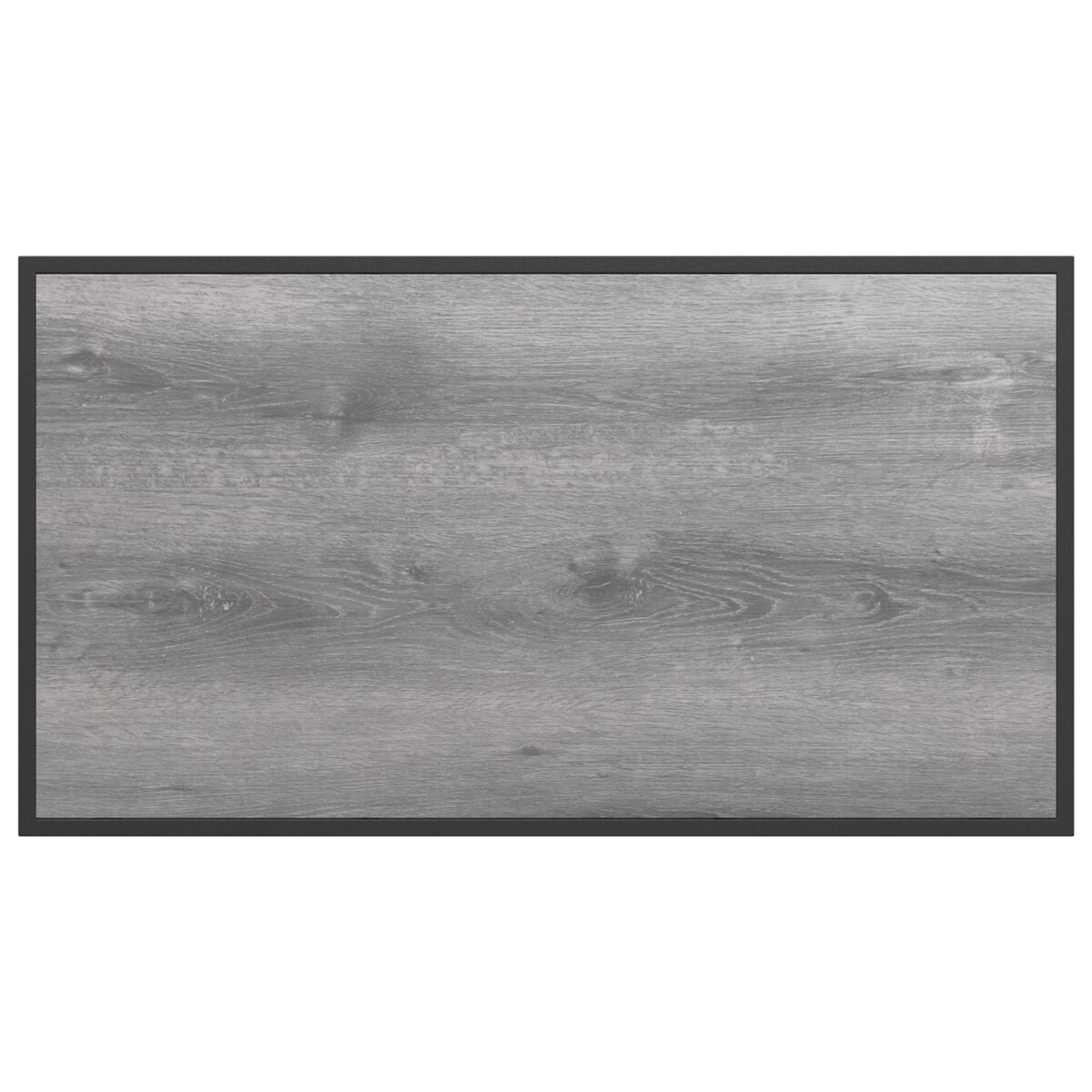 vidaXL Stół Ogrodowy Szary 100x55x70 cm DPC i Stal