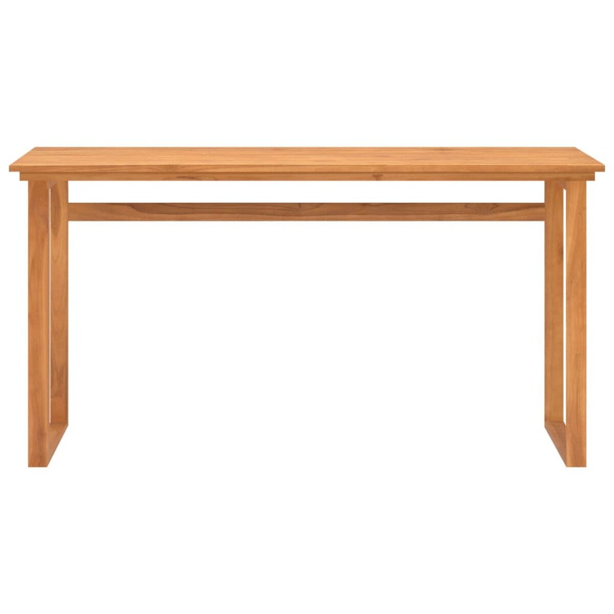 vidaXL Biurko, 120x45x75 cm, lite drewno tekowe