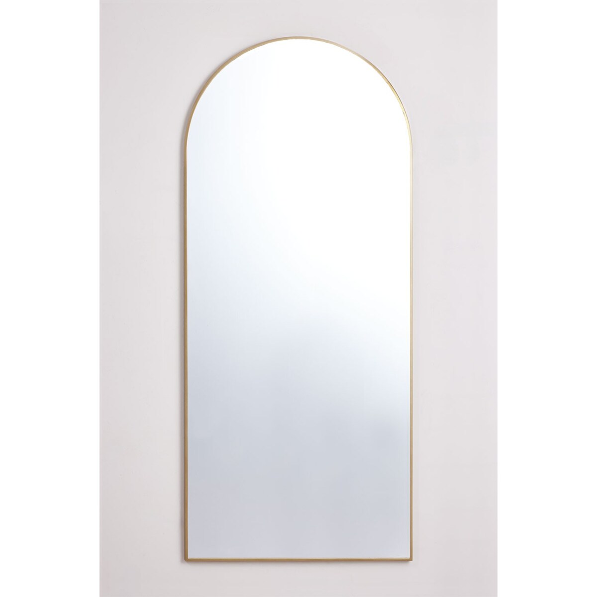 Lustro pólowalne w metalowej ramie złote 80x180 cm Inys