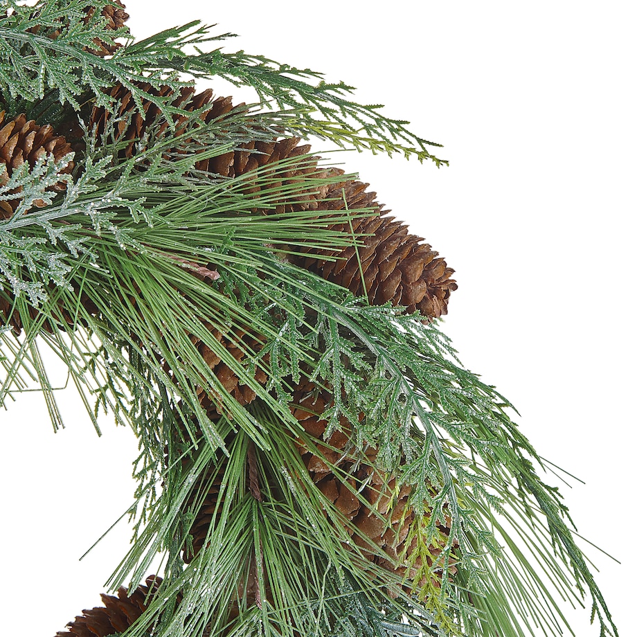 Wieniec świąteczny ASTURIA Zielony 34 cm