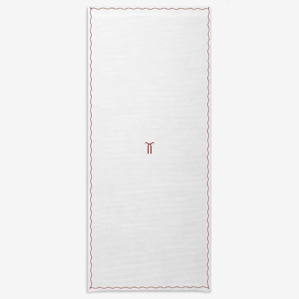 Obrus świąteczny - elegancka kokardka - 140x320