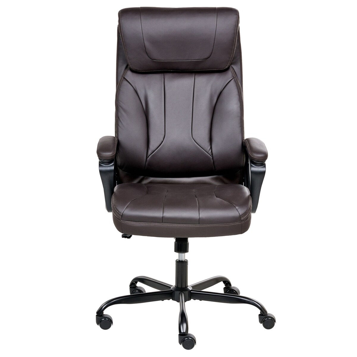 Fotel biurowy PROUD Ekoskóra Ciemnobrązowy