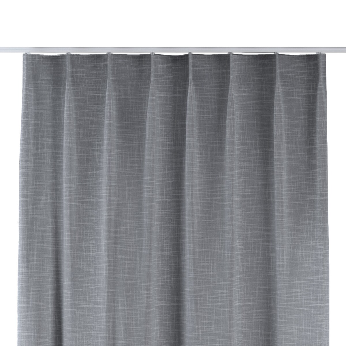 Zasłona na haczykach flex pojedynczych 130x260 szary