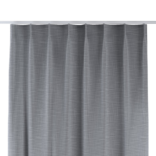 Zasłona na haczykach flex pojedynczych 130x260 szary