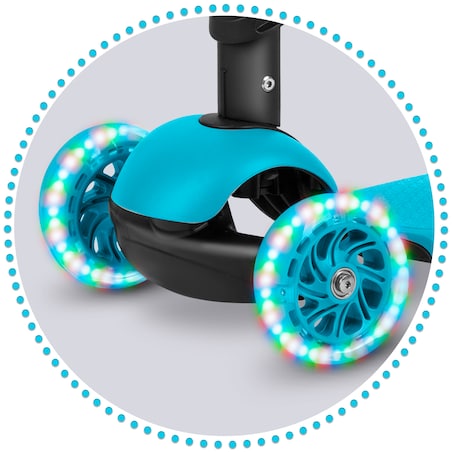 Hulajnoga trójkołowa balansowa dla dzieci 3w1 Ricokids Buggy niebieska