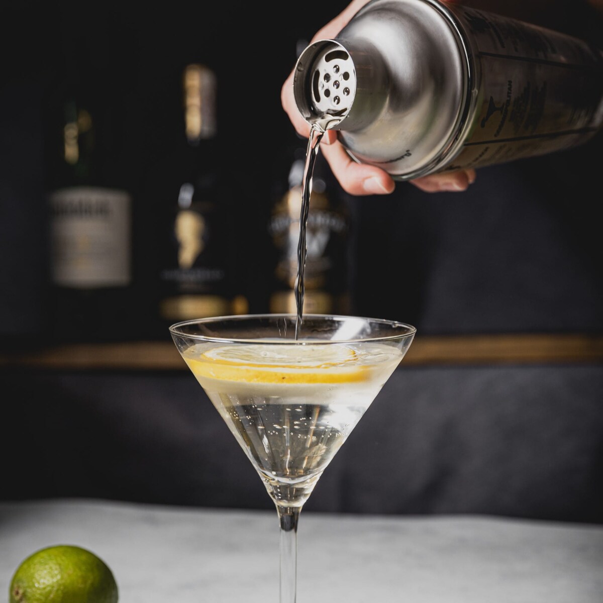 Shaker do drinków koktajli z przepisami barmański szklany 400ml KLAUSBERG