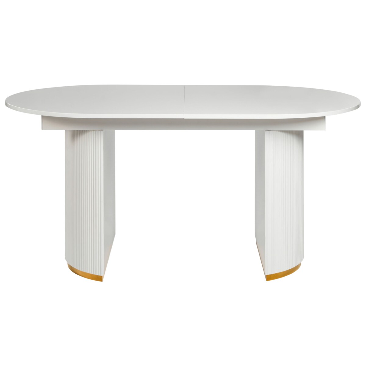 Stół do jadalni rozkładany DULVERTON Biały 160/200 cm 90 cm