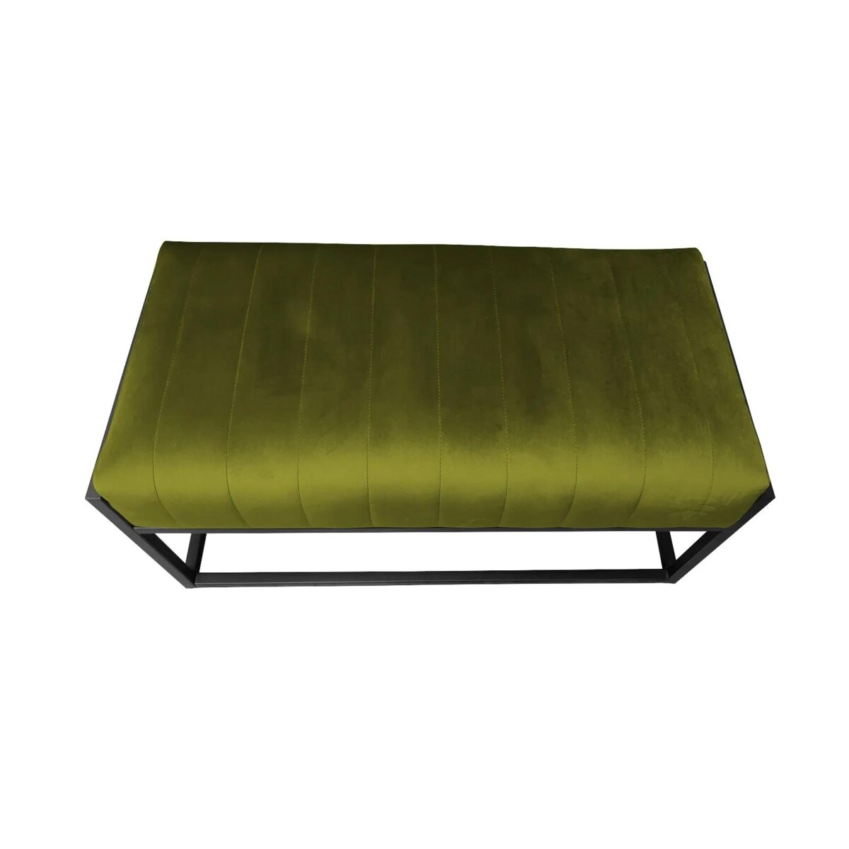 Ławka LILU BL VELVET oliwkowa
