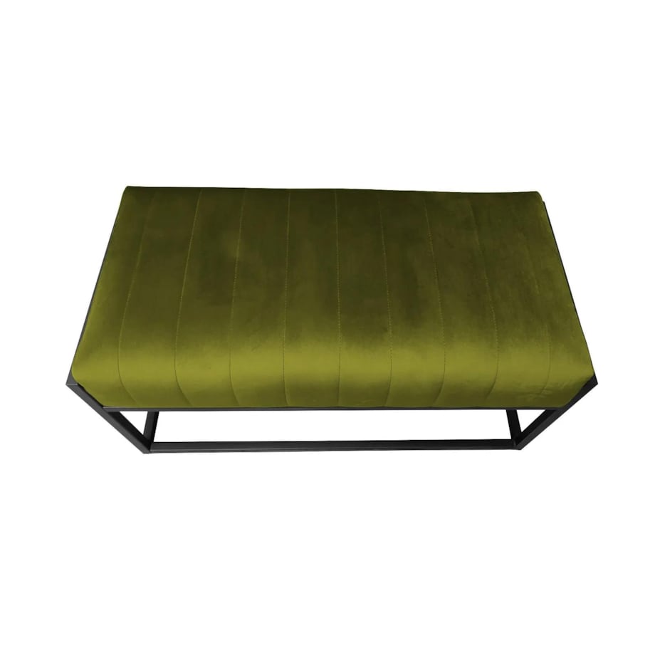 Ławka LILU BL VELVET oliwkowa