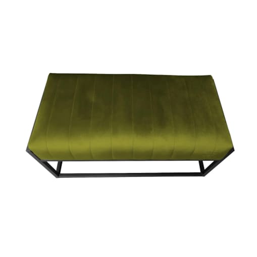 Ławka LILU BL VELVET oliwkowa