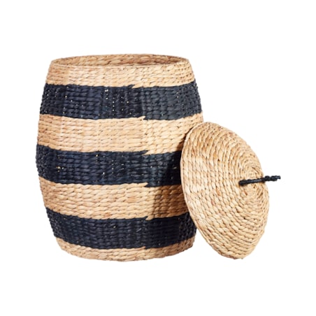 Kosz pleciony pszczoła z hiacyntu wodnego naturalny KNYSNA