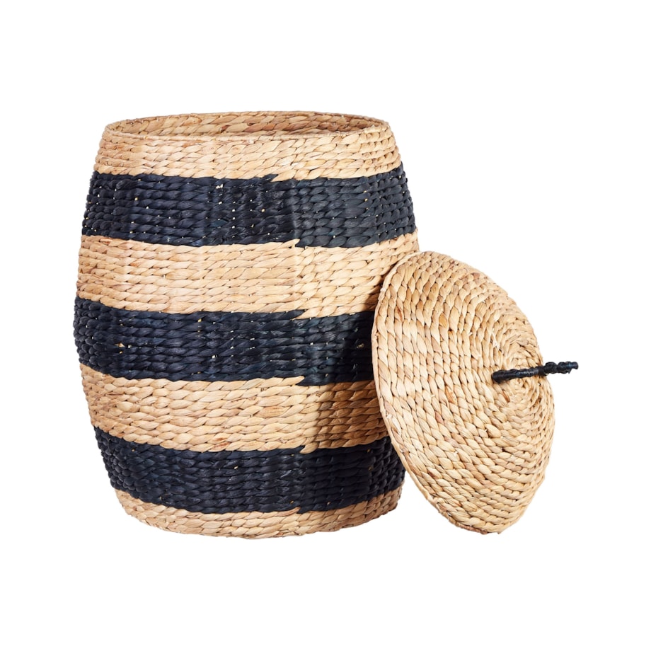 Kosz pleciony pszczoła z hiacyntu wodnego naturalny KNYSNA