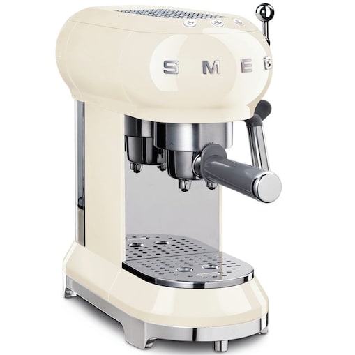 Ekspres do kawy kolbowy kremowy 50's Style, SMEG