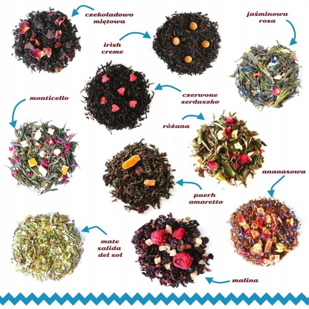 Dziękuję. Zestaw wysokogatunkowych sypanych herbat z podziękowaniem gift