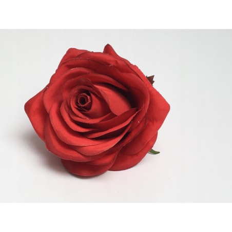RÓŻA CZERWONA SZTUCZNA na bukiet stroik wiązanka ŁADNA kompozycja dekoracja