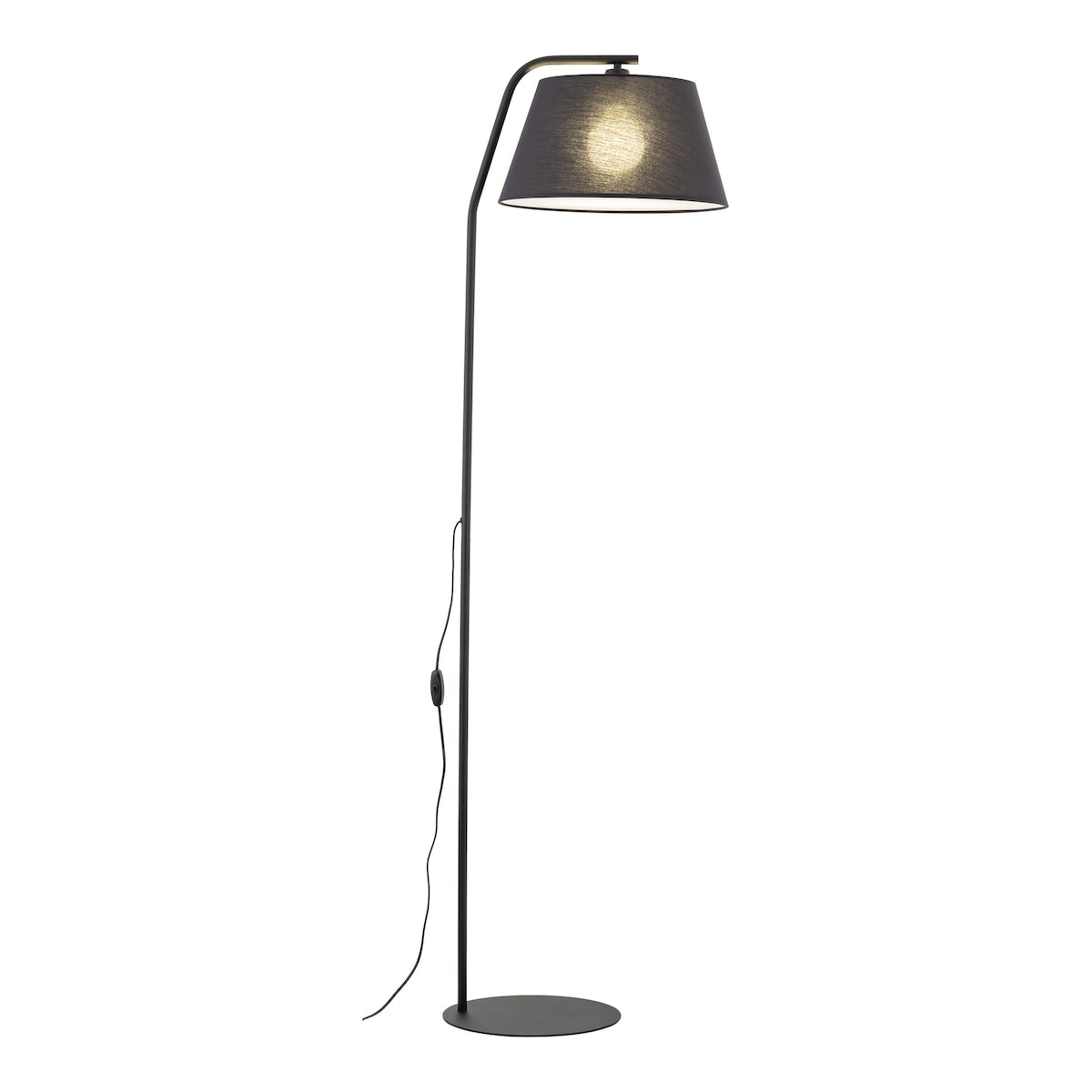 Lampa podłogowa TK Lighting FORMO BLACK 16185 czarna 160 cm E27 nowoczesna do salonu sypialni